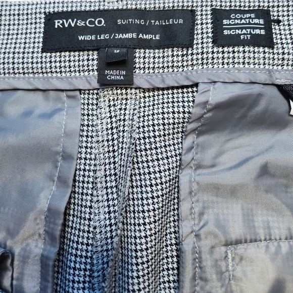 RW&CO plaid pants Size 12 - Picture 4 of 5